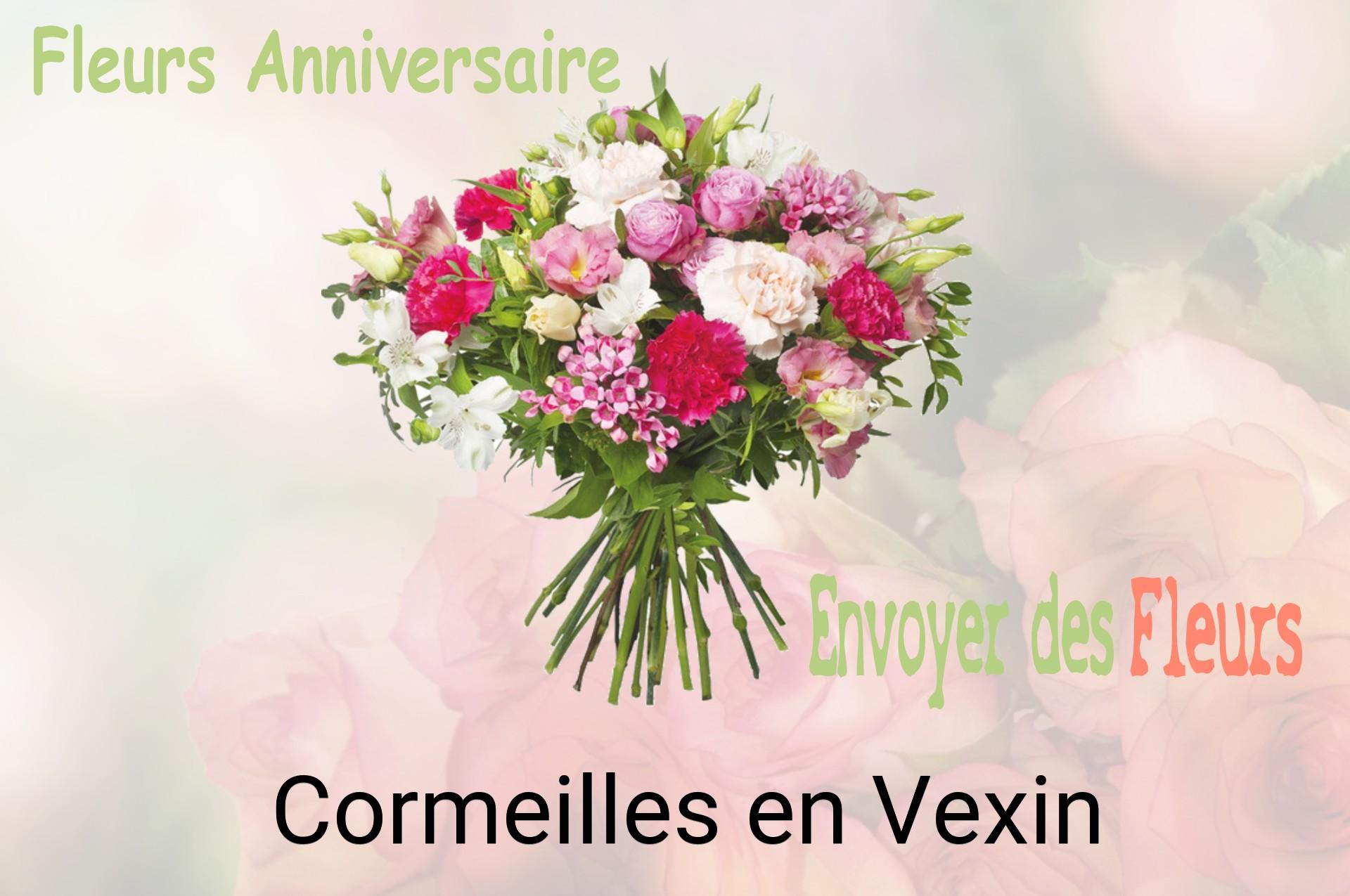 Bouquet de fleurs d’anniversaire livré à Cormeilles-en-Vexin